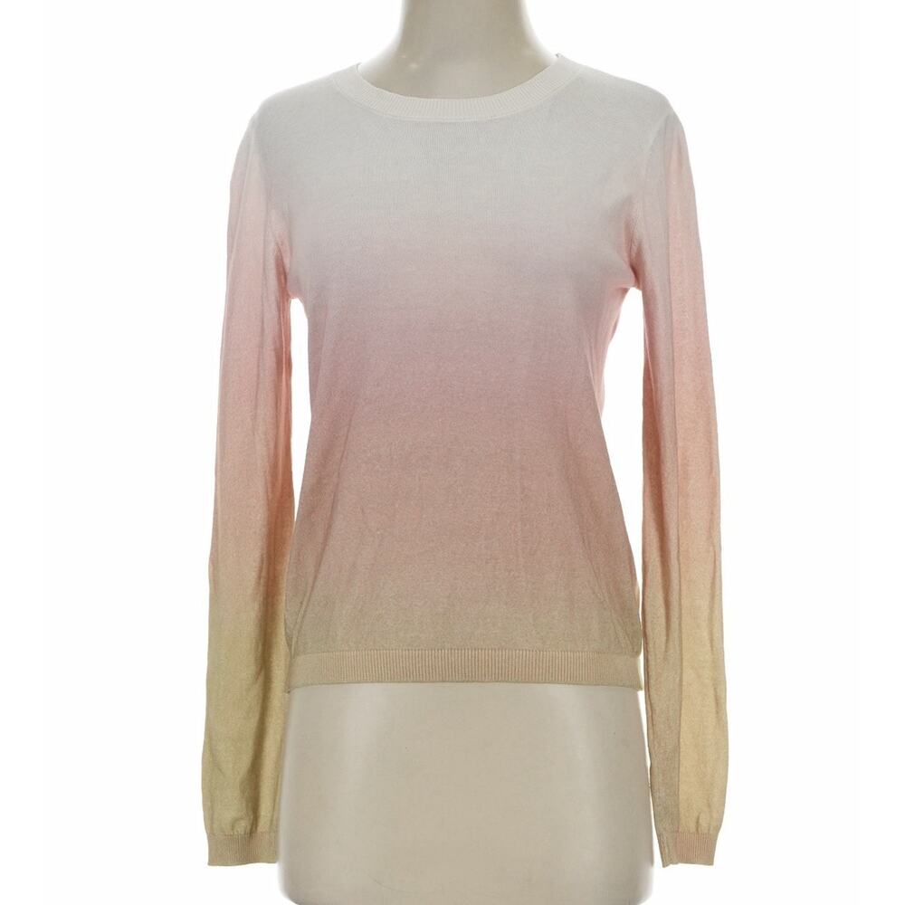 Women’s In Bed With You Pink Yellow Knitted Sweater Size Small